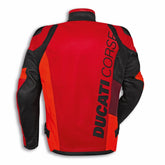 Ducati Corse C6 Leather Motorbike Jacket For Men And Women Back View